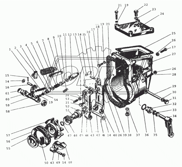 УТН-5-1110274-А Рычаг основной НЗТА